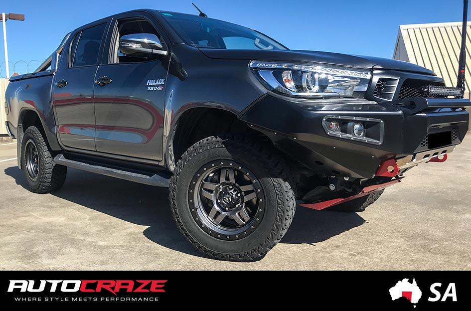 TOYOTA HILUX N80 4WD ANZA MATTE ANTHRACITE WITH BLACK RING